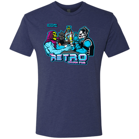 T-Shirts Vintage Navy / S Retro Villain Pub Men's Triblend T-Shirt