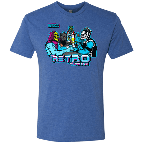 T-Shirts Vintage Royal / S Retro Villain Pub Men's Triblend T-Shirt