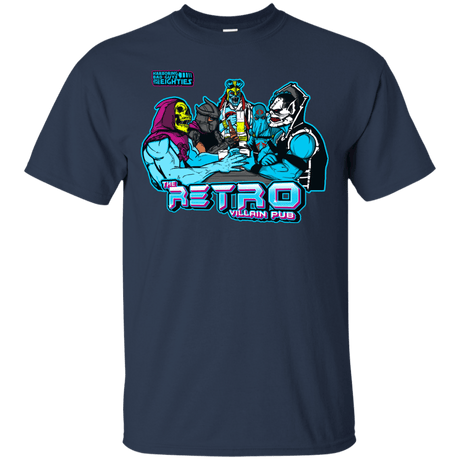 T-Shirts Navy / S Retro Villain Pub T-Shirt