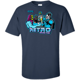 T-Shirts Navy / XLT Retro Villain Pub Tall T-Shirt