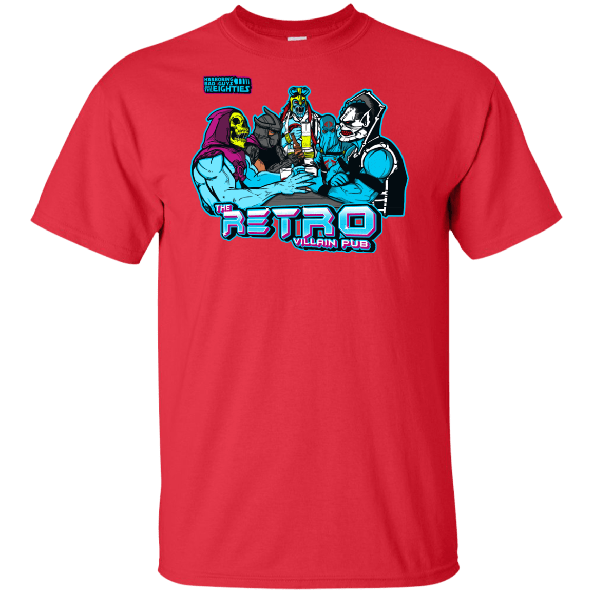 T-Shirts Red / XLT Retro Villain Pub Tall T-Shirt