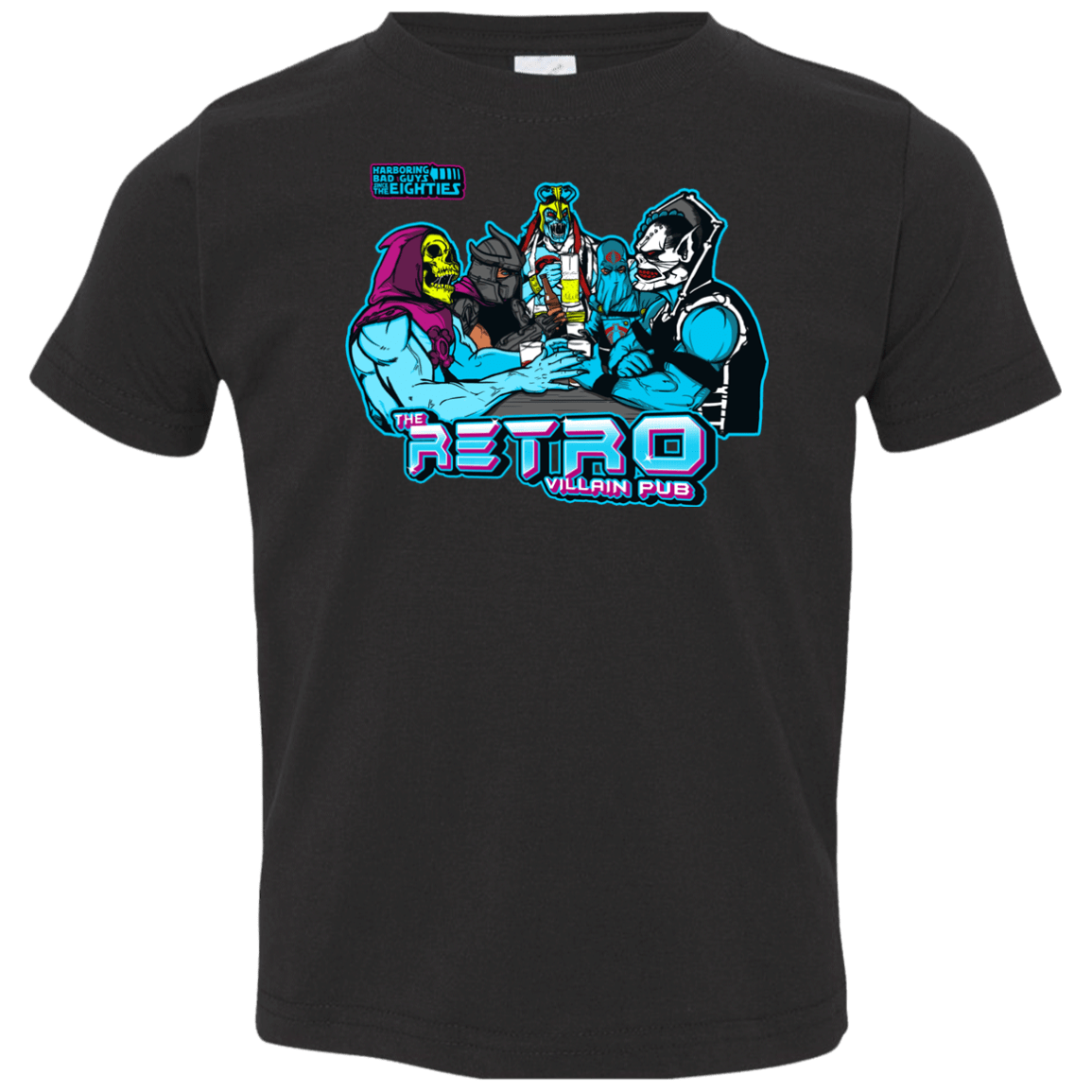 T-Shirts Black / 2T Retro Villain Pub Toddler Premium T-Shirt