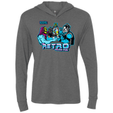 T-Shirts Premium Heather / X-Small Retro Villain Pub Triblend Long Sleeve Hoodie Tee