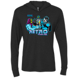 T-Shirts Vintage Black / X-Small Retro Villain Pub Triblend Long Sleeve Hoodie Tee