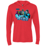 T-Shirts Vintage Red / X-Small Retro Villain Pub Triblend Long Sleeve Hoodie Tee