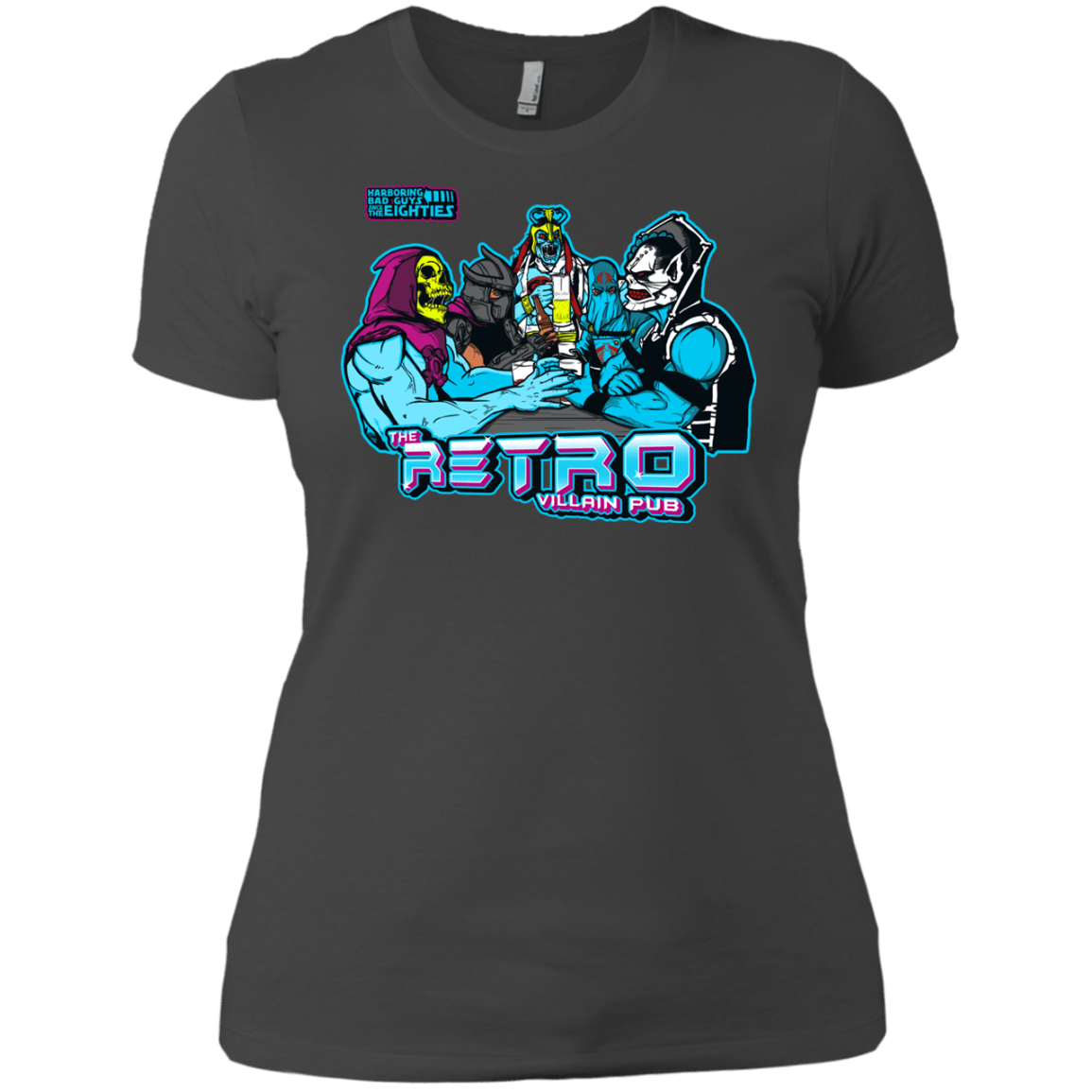 T-Shirts Heavy Metal / X-Small Retro Villain Pub Women's Premium T-Shirt