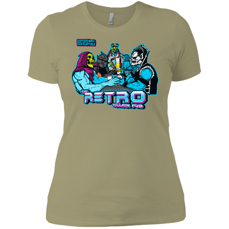 T-Shirts Light Olive / X-Small Retro Villain Pub Women's Premium T-Shirt