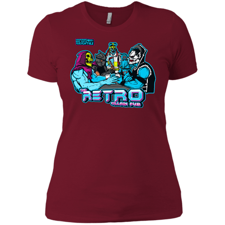 T-Shirts Scarlet / X-Small Retro Villain Pub Women's Premium T-Shirt