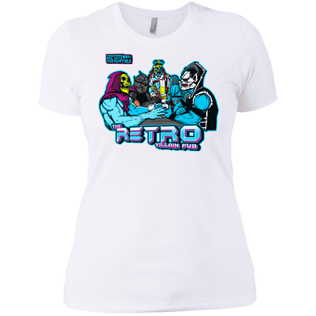 T-Shirts White / X-Small Retro Villain Pub Women's Premium T-Shirt