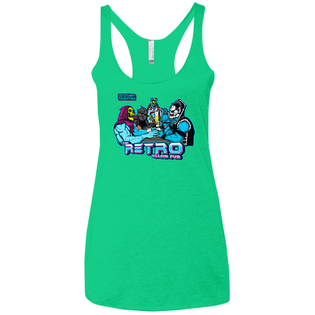 T-Shirts Envy / X-Small Retro Villain Pub Women's Triblend Racerback Tank