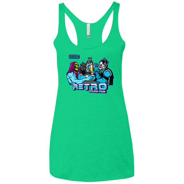 T-Shirts Envy / X-Small Retro Villain Pub Women's Triblend Racerback Tank