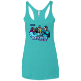 T-Shirts Tahiti Blue / X-Small Retro Villain Pub Women's Triblend Racerback Tank