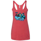 T-Shirts Vintage Red / X-Small Retro Villain Pub Women's Triblend Racerback Tank