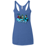 T-Shirts Vintage Royal / X-Small Retro Villain Pub Women's Triblend Racerback Tank