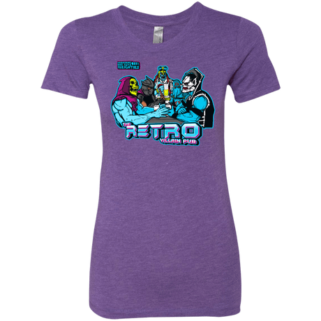 T-Shirts Purple Rush / S Retro Villain Pub Women's Triblend T-Shirt