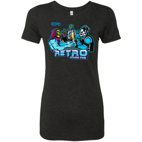 T-Shirts Vintage Black / S Retro Villain Pub Women's Triblend T-Shirt