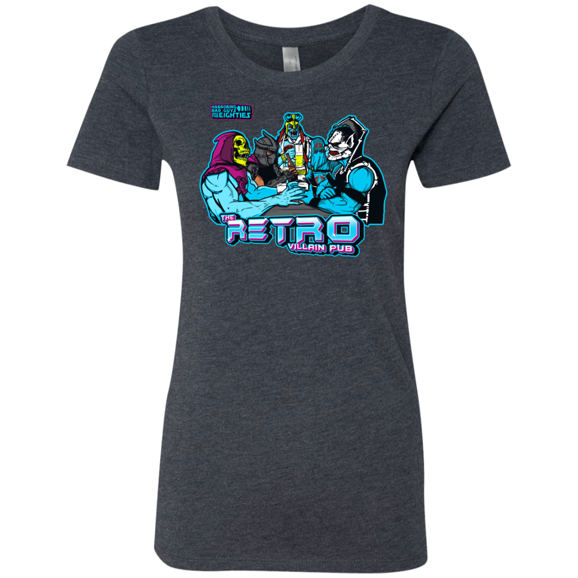 T-Shirts Vintage Navy / S Retro Villain Pub Women's Triblend T-Shirt