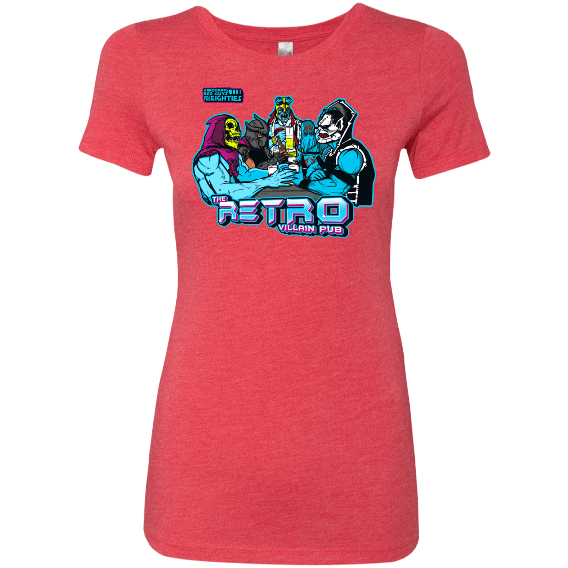 T-Shirts Vintage Red / S Retro Villain Pub Women's Triblend T-Shirt