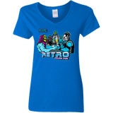 T-Shirts Royal / S Retro Villain Pub Women's V-Neck T-Shirt