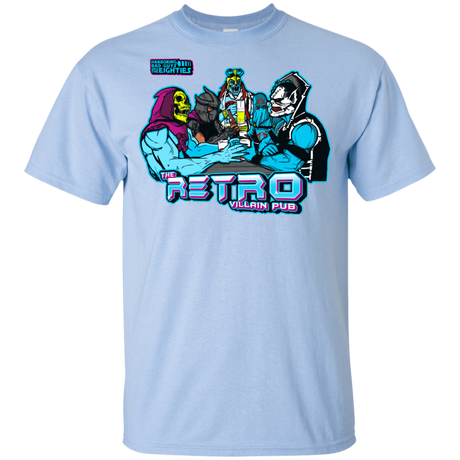 T-Shirts Light Blue / YXS Retro Villain Pub Youth T-Shirt