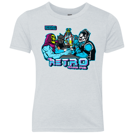 T-Shirts Heather White / YXS Retro Villain Pub Youth Triblend T-Shirt