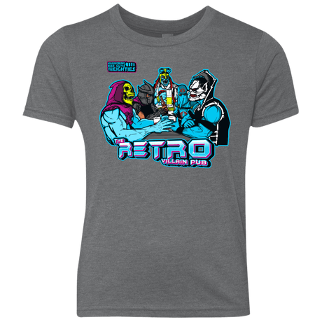 T-Shirts Premium Heather / YXS Retro Villain Pub Youth Triblend T-Shirt