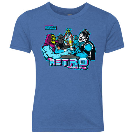 T-Shirts Vintage Royal / YXS Retro Villain Pub Youth Triblend T-Shirt
