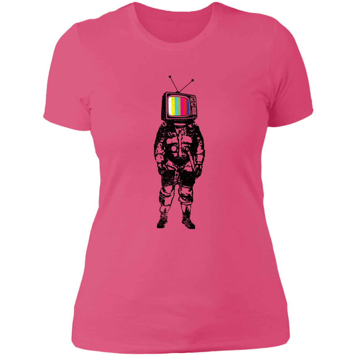 T-Shirts Hot Pink / S Retro Vision Women's Premium T-Shirt