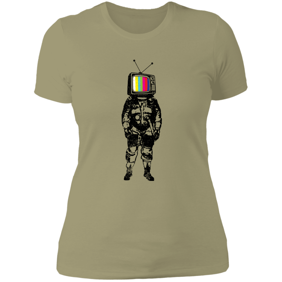 T-Shirts Light Olive / S Retro Vision Women's Premium T-Shirt