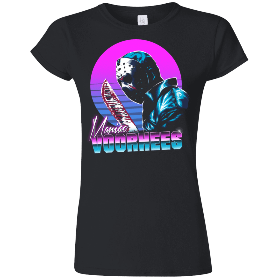 T-Shirts Black / S Retro Voorhees Junior Slimmer-Fit T-Shirt