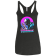 T-Shirts Vintage Black / X-Small Retro Voorhees Women's Triblend Racerback Tank