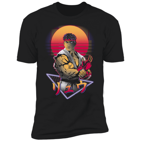 T-Shirts Black / X-Small Retro Wandering Men's Premium T-Shirt