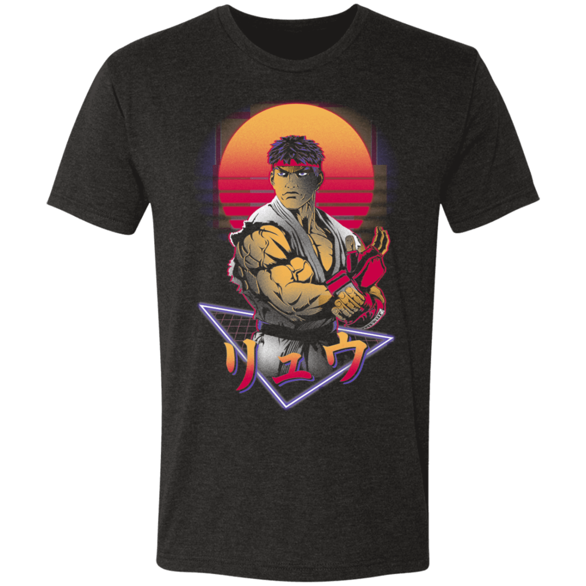 T-Shirts Vintage Black / S Retro Wandering Men's Triblend T-Shirt