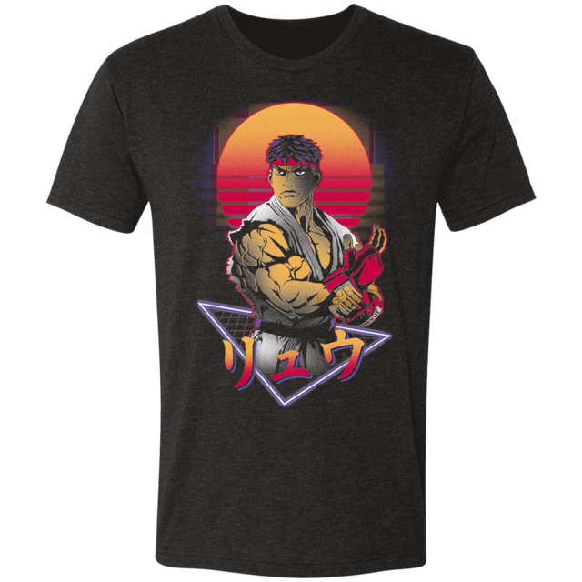 T-Shirts Vintage Black / S Retro Wandering Men's Triblend T-Shirt