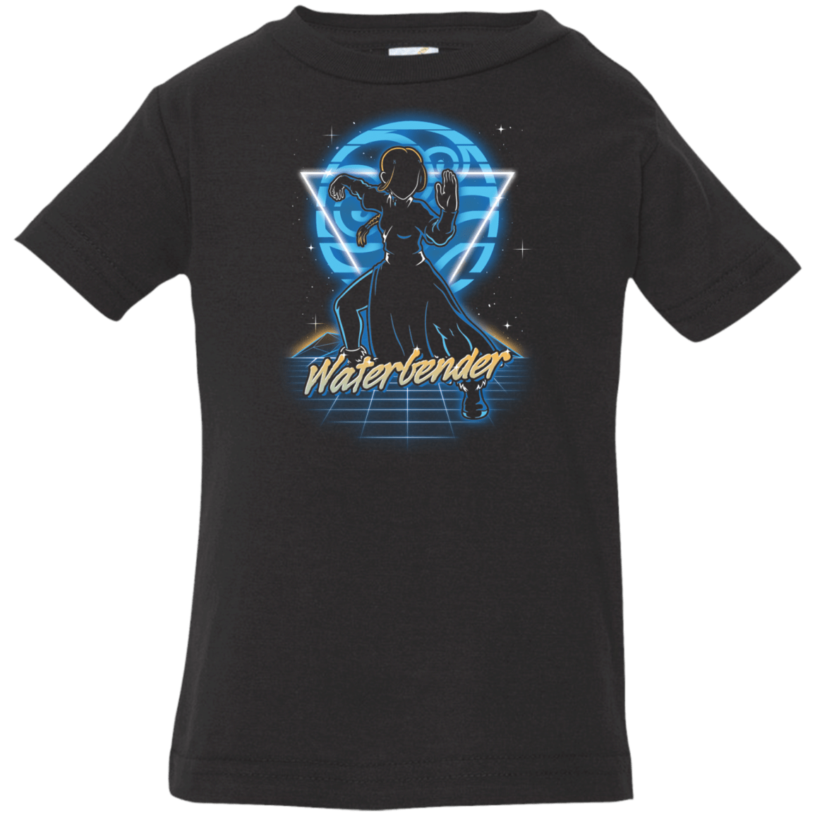 T-Shirts Black / 6 Months Retro Waterbender Infant Premium T-Shirt