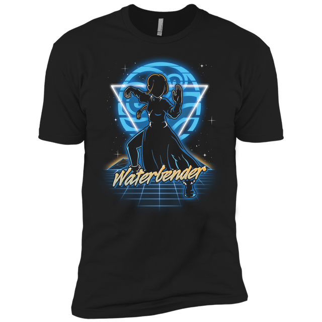 T-Shirts Black / X-Small Retro Waterbender Men's Premium T-Shirt