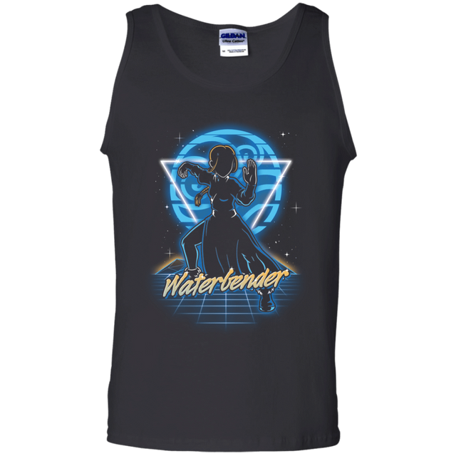T-Shirts Black / S Retro Waterbender Men's Tank Top