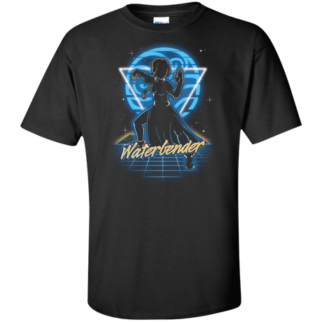 T-Shirts Black / XLT Retro Waterbender Tall T-Shirt