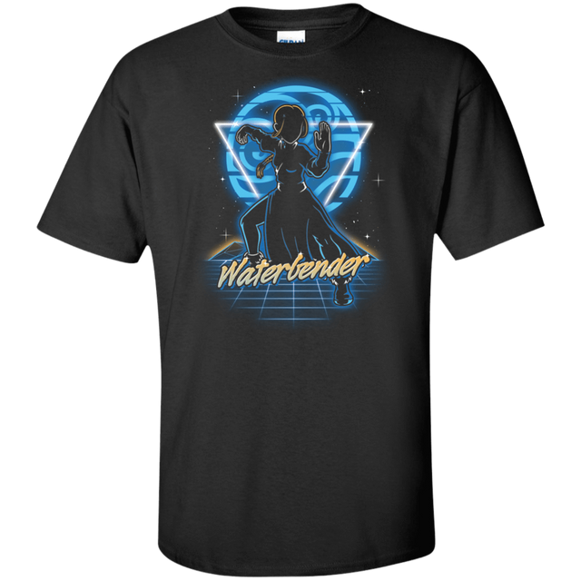 T-Shirts Black / XLT Retro Waterbender Tall T-Shirt
