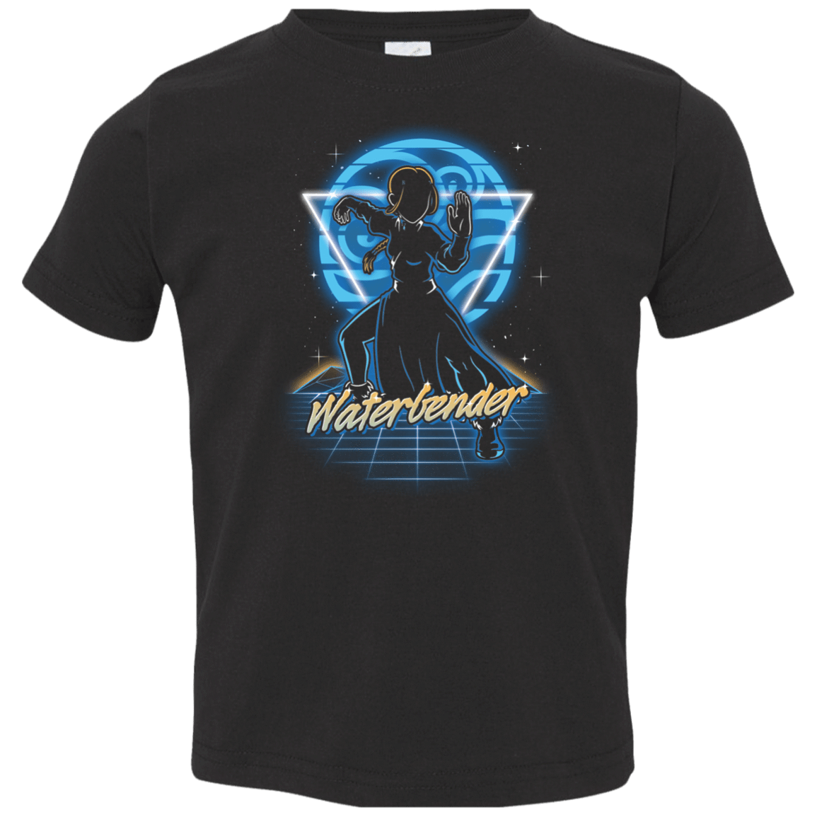 T-Shirts Black / 2T Retro Waterbender Toddler Premium T-Shirt