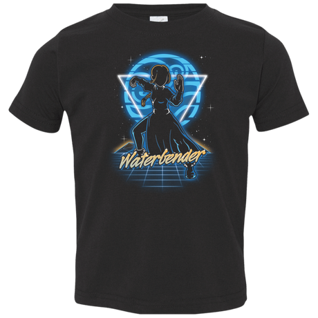 T-Shirts Black / 2T Retro Waterbender Toddler Premium T-Shirt