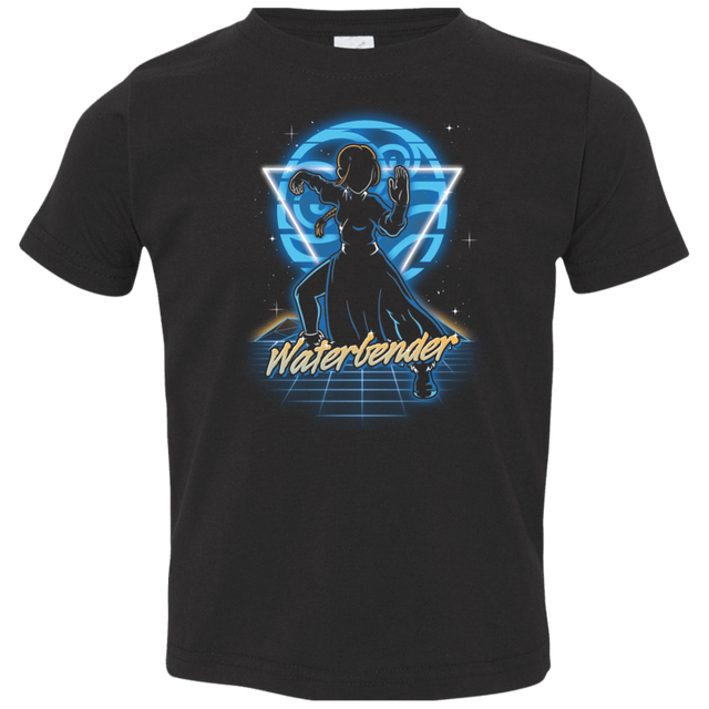 T-Shirts Black / 2T Retro Waterbender Toddler Premium T-Shirt