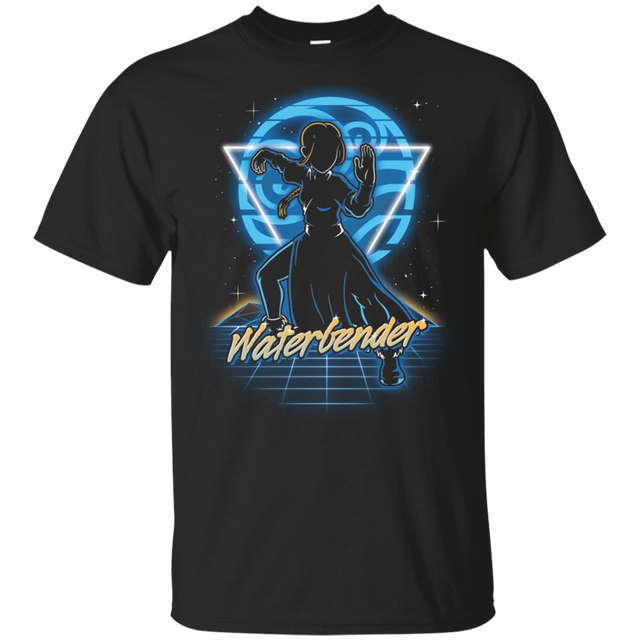 T-Shirts Black / YXS Retro Waterbender Youth T-Shirt