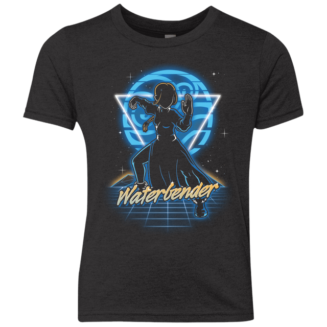 T-Shirts Vintage Black / YXS Retro Waterbender Youth Triblend T-Shirt