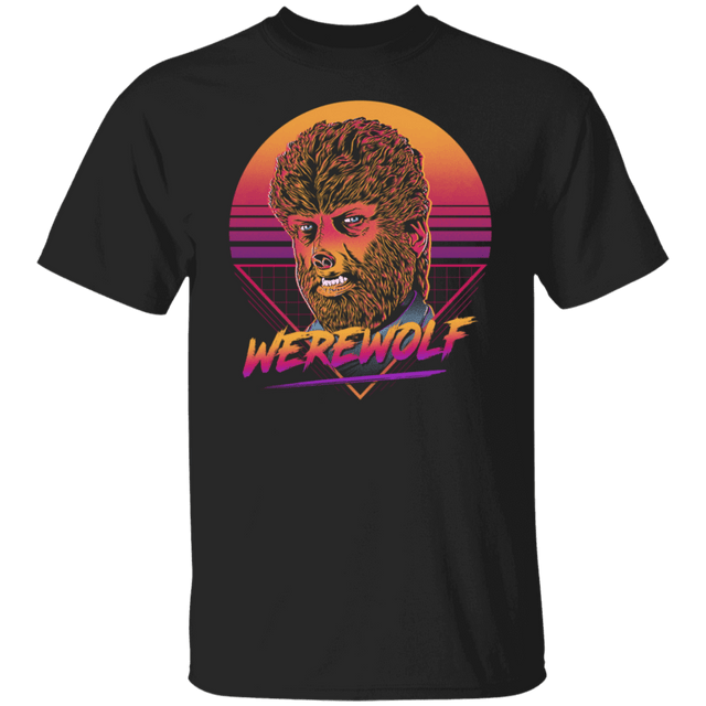 T-Shirts Black / S Retro Werewolf T-Shirt