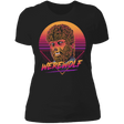 T-Shirts Black / X-Small Retro Werewolf Women's Premium T-Shirt
