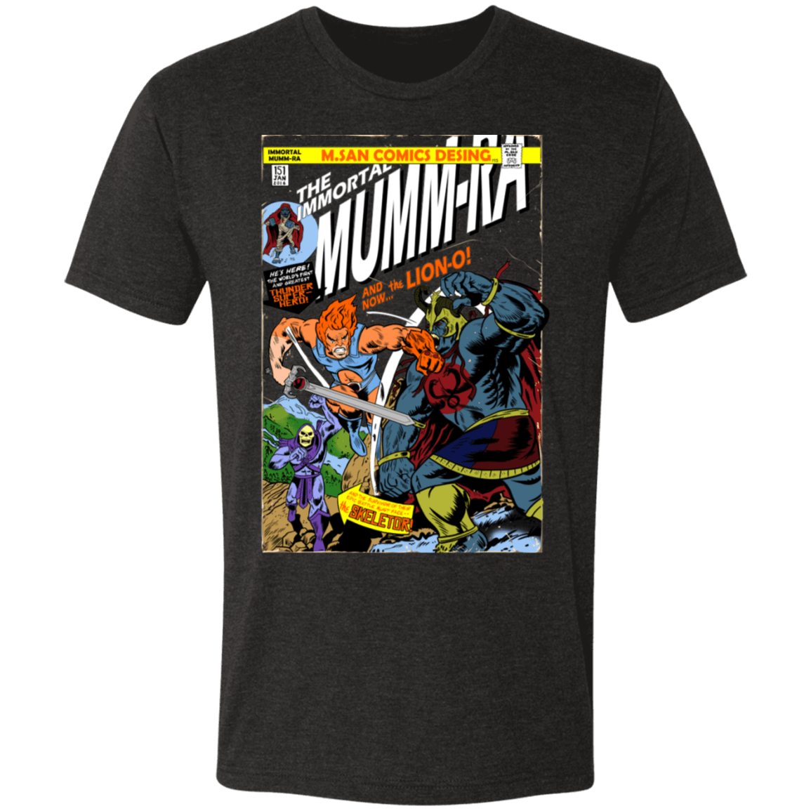 T-Shirts Vintage Black / S Return Of Immortal Mummra Men's Triblend T-Shirt