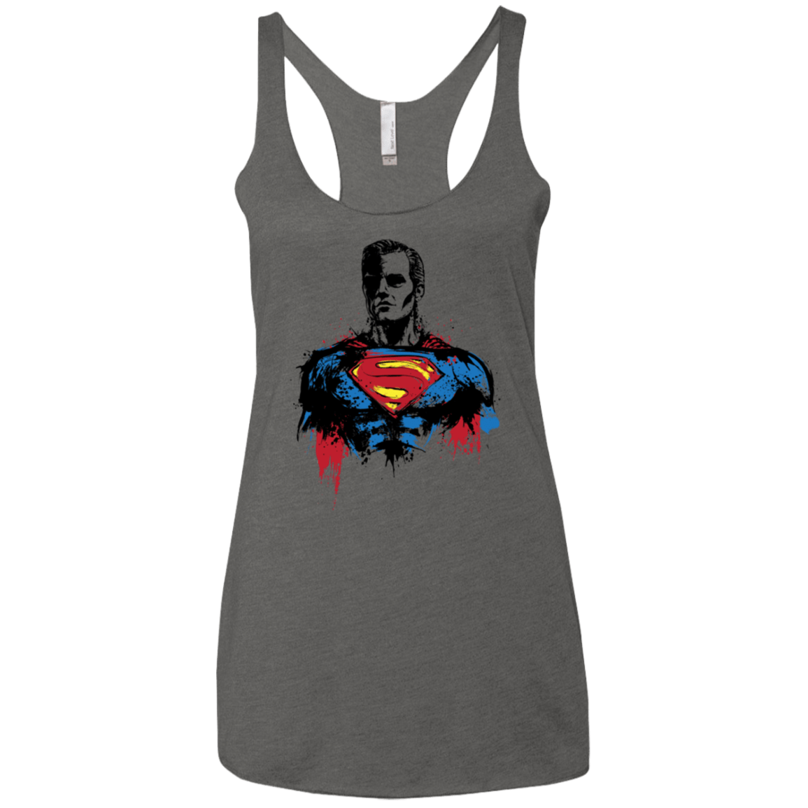 T-Shirts Premium Heather / X-Small Return of Kryptonian Women's Triblend Racerback Tank
