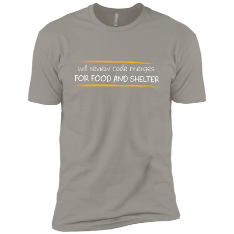 T-Shirts Light Grey / YXS Reviewing Code For Food And Shelter Boys Premium T-Shirt