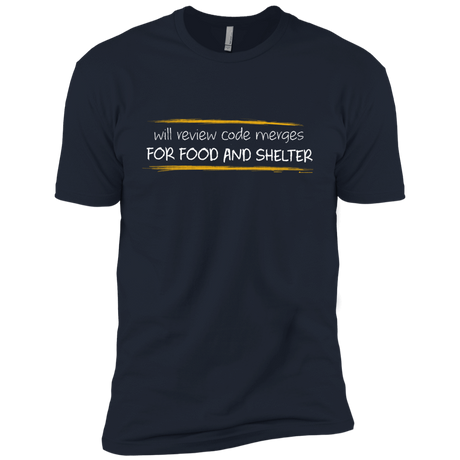 T-Shirts Midnight Navy / YXS Reviewing Code For Food And Shelter Boys Premium T-Shirt
